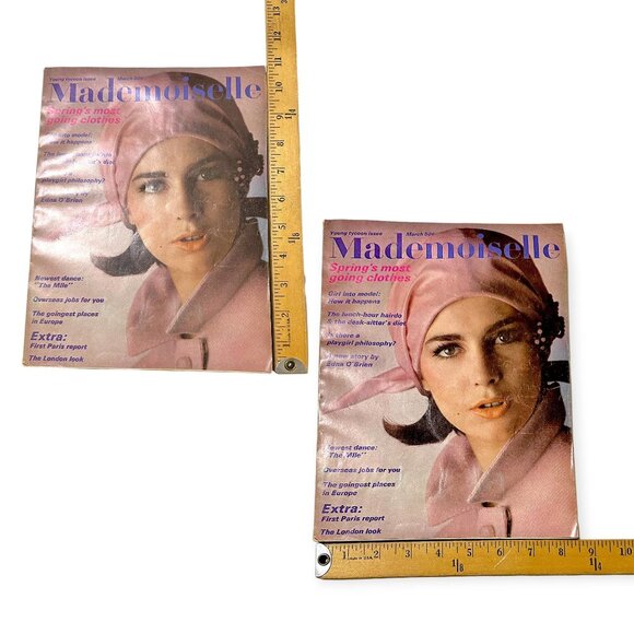 Mademoiselle Magazine March 1965 Spring Fashion Mod Era Condé Nast - Picture 10 of 10